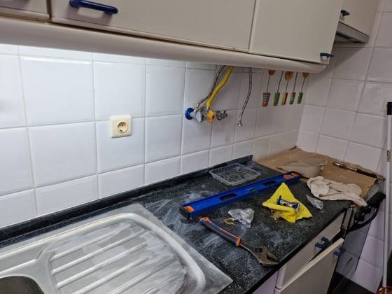 Trabalho de canalização e desentupimento realizado pela Só Esgotos, foto 10