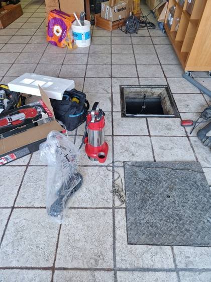Trabalho de canalização e desentupimento realizado pela Só Esgotos, foto 14