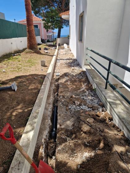 Trabalho de canalização e desentupimento realizado pela Só Esgotos, foto 74