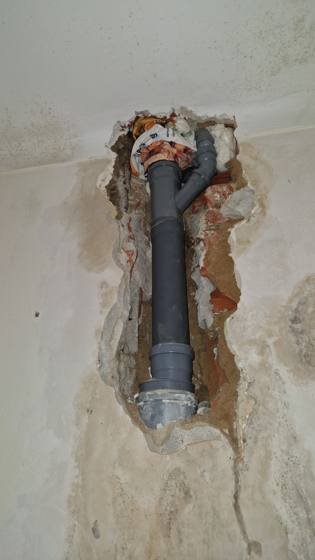 Trabalho de canalização e desentupimento realizado pela Só Esgotos, foto 141