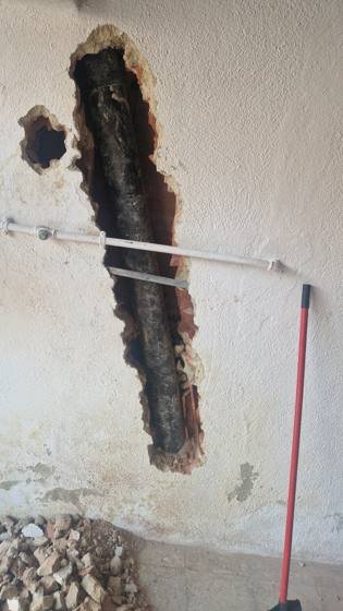 Trabalho de canalização e desentupimento realizado pela Só Esgotos, foto 144