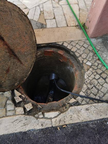 Trabalho de canalização e desentupimento realizado pela Só Esgotos, foto 157