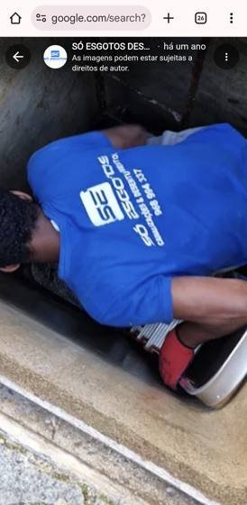 Trabalho de canalização e desentupimento realizado pela Só Esgotos, foto 179