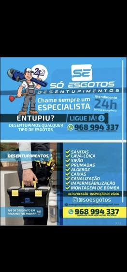 Trabalho de canalização e desentupimento realizado pela Só Esgotos, foto 187